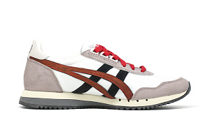 Onitsuka Tiger Dualio Vintage Red Vibe Style Non-slip Lightweight Low-Top Casual Shoes Unisex Black White Red 1 2902787
