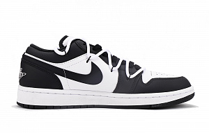Jordan Air Jordan 1 Low-Top Vintage Basketball Shoes Men's Black White 1 2902862