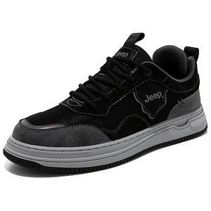 Jeep Low Top Skateboard Shoes Men's Black 1 2903433
