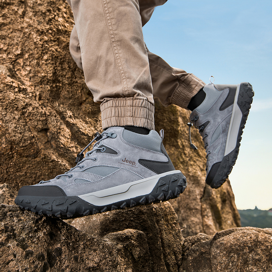 Jeep Mid Top Hiking Shoes Men's купить в интернет-магазине Yoocart с быстрой доставкой по России.