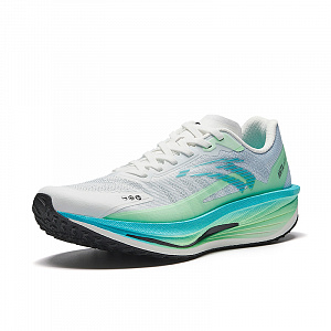 Anta Rocket 6.0 Pro Anti Slip Wear Resistant Low Top Running Shoes Men's White Blue 1 2904426