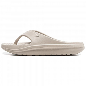 LiNing Abrasion-Resistant Slip-Resistant Flip Flops Unisex Gray
