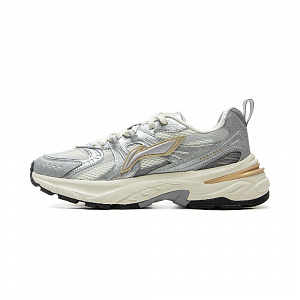LiNing Beichen 2K Slip Resistant Abrasion Resistant Low top Chunky Sneakers Men's Silver