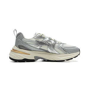 LiNing Beichen 2K Anti Slip Wear Resistant Low Top Chunky Sneakers Men's Silver 1 2904549