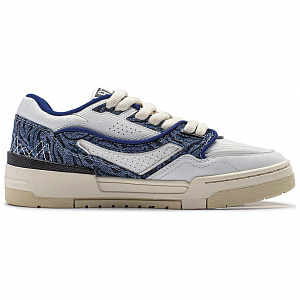 LiNing 001 BTC Abrasion Resistant Low Top Skateboard Shoes Women's White Blue 1 2904576