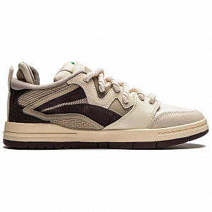 LiNing Anti-Slip Wear-Resistant Low-Top Skateboard Shoes Women's Tan 1 2904624
