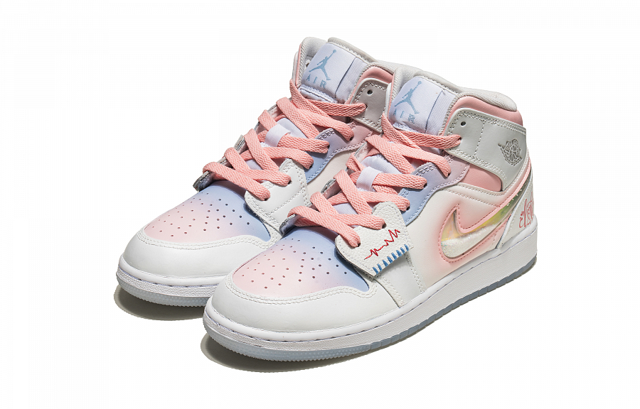 Jordan Air Jordan 1 Vintage Basketball Shoes Women's Mid top Blue купить в интернет-магазине Yoocart с быстрой доставкой по России.