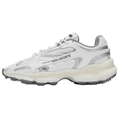 LACOSTE Slip-Resistant Low-Top Casual Shoes Men's White