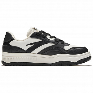 Anta Street Play 2 Panda Height Increasing Abrasion Resistant Lightweight Low Top Skateboard Shoes Men's Black White 1 2904975