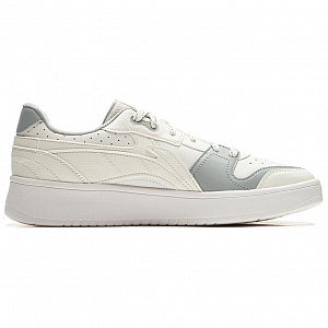 LiNing Acer Truncatum Cushioning, Slip Resistant, And Abrasion Resistant Low Top Skateboard Shoes Men's White Gray 1 2905075
