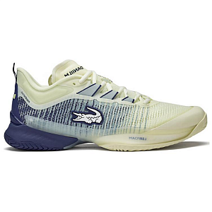 LACOSTE Slip-Resistant Low-Top Casual Shoes Men's Light Yellow Navy Blue 1 2905273