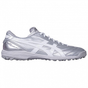 Asics C3 TF Turf Artificial Ground Soccer Shoes Unisex Silver 1 2905635