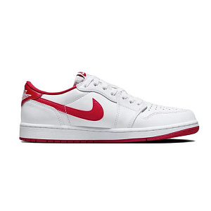 Jordan Air Jordan 1 Pink Rose Anti-Slip Wear-Resistant Low-Top Vintage Basketball Shoes Unisex White Red 1 2905717