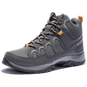 Columbia Anti-Slip Wear-Resistant Mid-Top Trekking Shoes Men's Gray 1 2905723