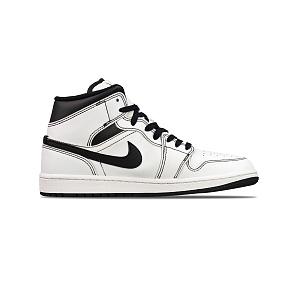 Jordan Air Jordan 1 Abrasion-Resistant High-Top Vintage Basketball Shoes Unisex Black White 1 2905821
