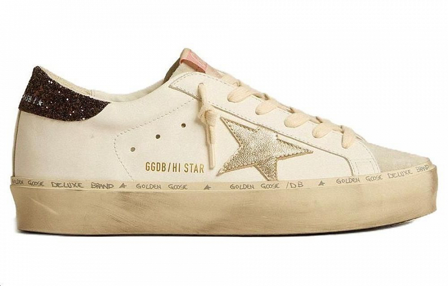 Golden Goose Hi Star Low Top Skateboard Shoes Women's White купить в интернет-магазине Yoocart с быстрой доставкой по России.