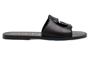 GUCCI Slide Slippers Men's Black 1 2906673