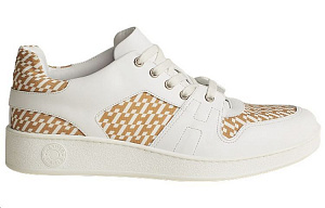 HERMES Free Slip Resistant Low Top Sports Casual Shoes Men's White Beige 1 2906691