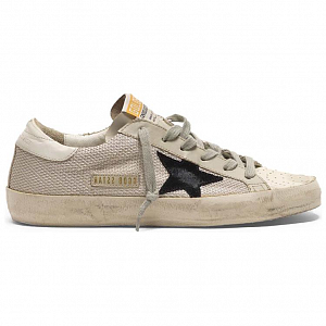 Golden Goose Super Star Low Top Stylish Skateboarding Shoes Women's Ecru Vintage Version 1 2906695