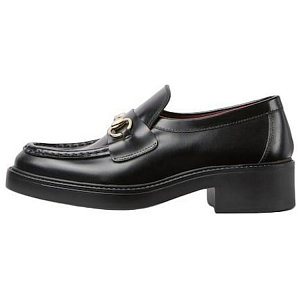 GUCCI Horsebit Loafers 4.5cm Women's Black