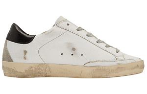 Golden Goose Super-Star Stylish Skateboarding Shoes Men's White Vintage Version 1 2906746