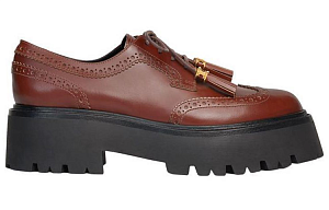 CELINE Platform Shoes Women's Red Brown 1 2906779