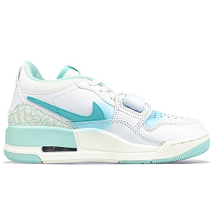 Jordan Legacy 312 Anti-Slip Wear-Resistant Low-Top Vintage Basketball Shoes Women's White Green 1 2906807