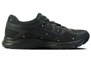 Asics Gel-Contend 4 Anti-Slip Wear-Resistant Low-Top Training Running Shoes Men's Black Silver 1 2906877