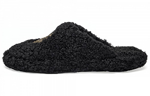 Balenciaga Furry Slide Slippers Women's Black