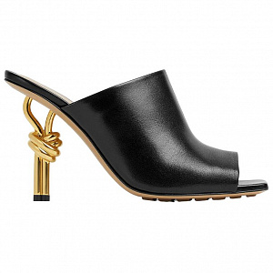 Bottega Veneta Knot Squared Toe Mules Women's 1 2907353