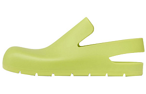 Bottega Veneta Puddle Rubber Sole Closed Toe Slippers Men's Yellow