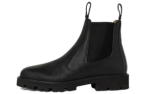 CELINE Short Chelsea Boots Women's Black