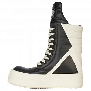 RICK OWENS Porterville Mega Geobasket Black Milk