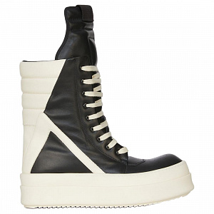 RICK OWENS Porterville Mega Geobasket Black Milk 1 2908197