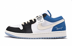 Jordan Air Jordan 1 Vintage Basketball Shoes Men's Low top Blue Black White 1 2908240
