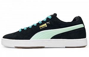 PUMA Suede Qingyi Low-Top Skateboard Shoes Men Green Black