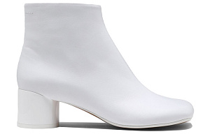 Maison Margiela 6 Logo Ankle Boots Women's White 1 2908556