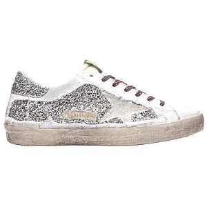 Golden Goose Super Star Skateboard Shoes Men's Silver 1 2908608