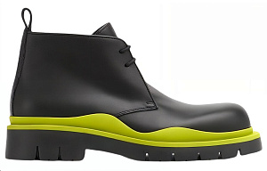 Bottega Veneta Tire BV Ankle-Length Martin Boot Men's Kiwi Color 1 2909795