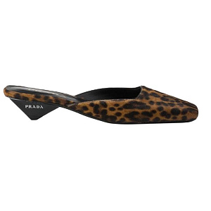 PRADA 35mm Leopard-print Mules 1 2910086