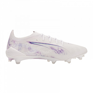 PUMA Ultra 5 Collection Natural Ground Soccer Shoes Unisex White Purple 1 2910253