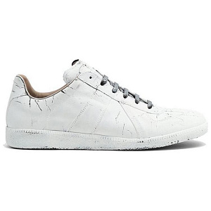 Maison Margiela Replica Low Top Athletic Shoes Men's White Distressed Style 1 2910278