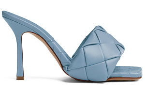 Bottega Veneta Lido Stylish Sandal 9cm Women's Light Blue 1 2910342