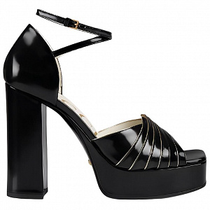 GUCCI Strap Sandals Women's Black 1 2910636
