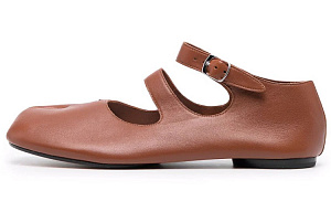 Maison Margiela Tabi Leather Ballerina Shoes