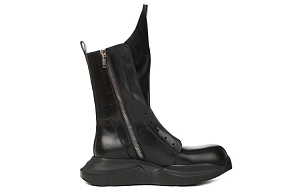 RICK OWENS/RO Strobe Geth Army Fashion Ankle Boots Men's Black 1 2910920