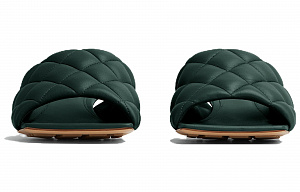 Bottega Veneta Slide Slippers Women's Pine Green 1 2911026