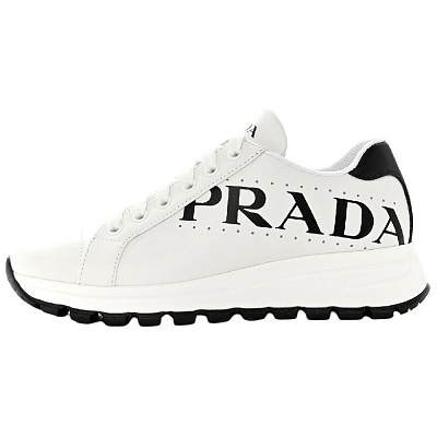 PRADA Low-Top Casual Shoes Men's White