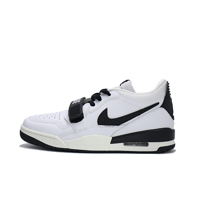 JORDAN Legacy 312 Vintage Basketball Shoes Men Low-Top White Black