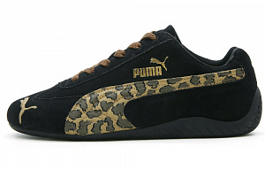 PUMA Speedcat Slip Resistant, Abrasion Resistant, Lightweight Low Top Casual Shoes Unisex Black Brown